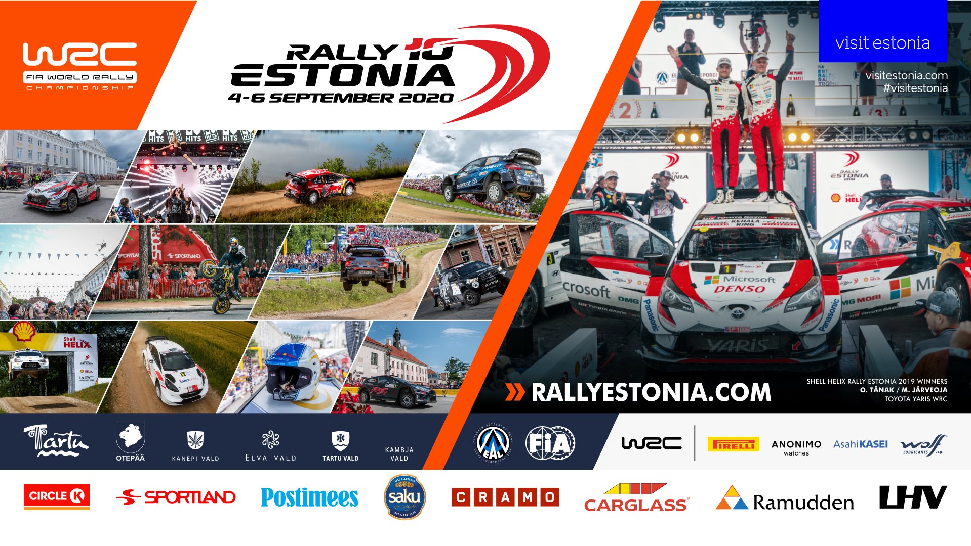 Estonia Will Host The FIA World Rally Championship For The First Time   Rally Est 